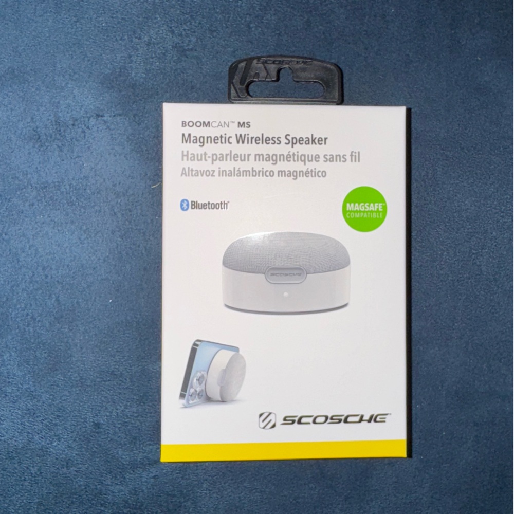 Scosche Magnetic Wireless Speaker - White